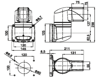 XJ5575機(jī)床吊臂箱組件-水平墻座圖紙 XJ5575機(jī)床吊臂箱組件-水平墻座圖紙
