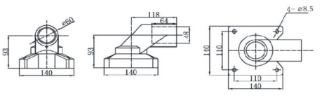 XJ50懸臂電控箱組件-頂座-圓設(shè)計(jì)圖紙