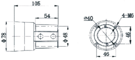 XJ50懸臂電控箱組件-直接連接器-方鑄鋁設(shè)計(jì)圖紙
